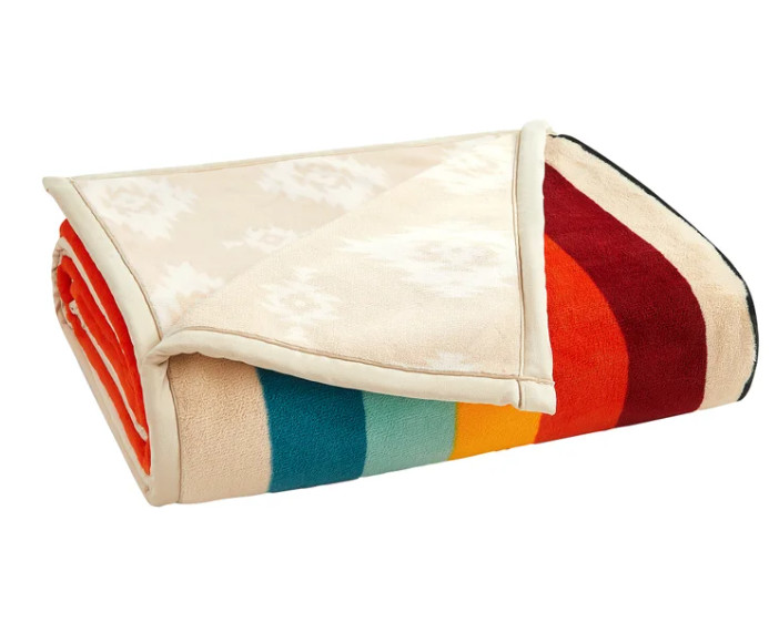 Pendleton Reversible Plush Throw-50x70in Mount Foraker 100% Polyester