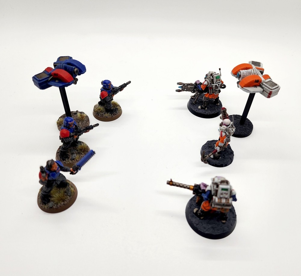 3d Printed Miniatures Gunhawk War Drones 40K Proxy Terrain for Tabletop Gaming