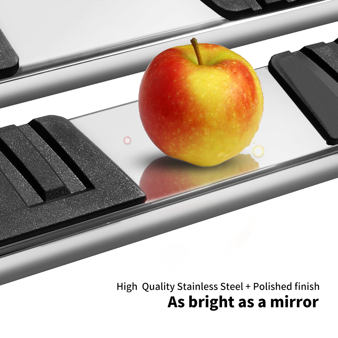 6" Running Boards for 07-18 Silverado Sierra 1500 2500HD Crew Cab Side Step Bars