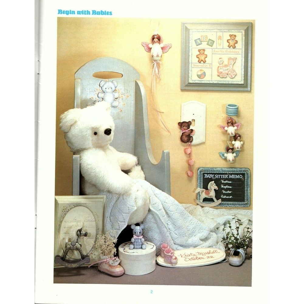 Tiny Treasures Decorative Tole Painting Instruction Pattern Book 1986
