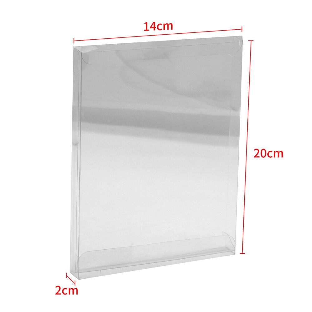 20x DVD Standard Case (Size Dv1) -Clear Plastic Protective Box Protector Sleeve