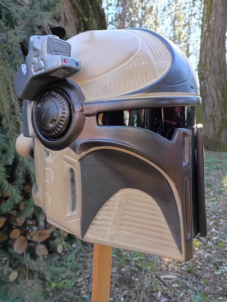 Star Wars Custom Mandalorian Helmet (HEX3D) Concept K9 Model