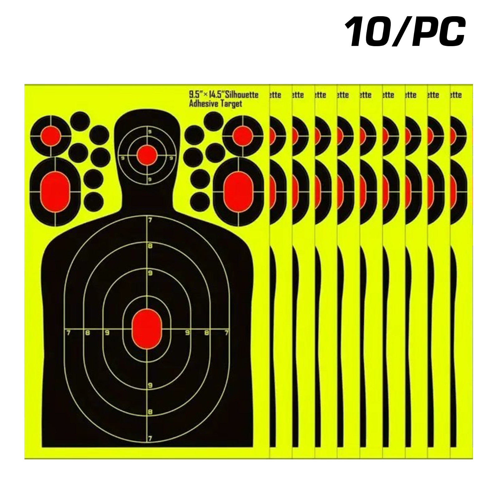 10/20/30 pcs Shooting Targets Reactive Practice Splatter Range Paper Target