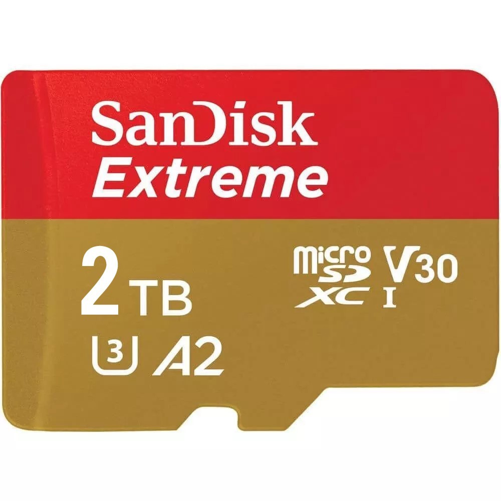 SanDisk Extreme 2TB UHS Speed Class 3 microSDXC Memory Card