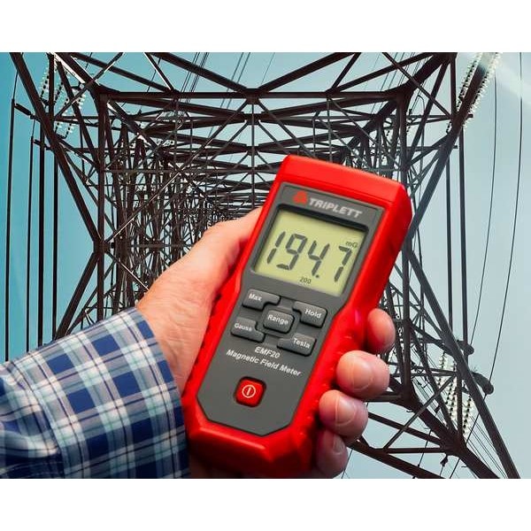 Triplett Emf20 Magnetic Field Meter, Single Axis Sensor