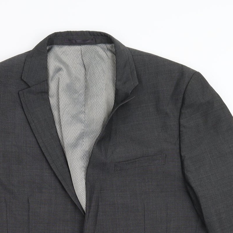 NEXT Mens Grey Wool Blend Suit Jacket Size 40