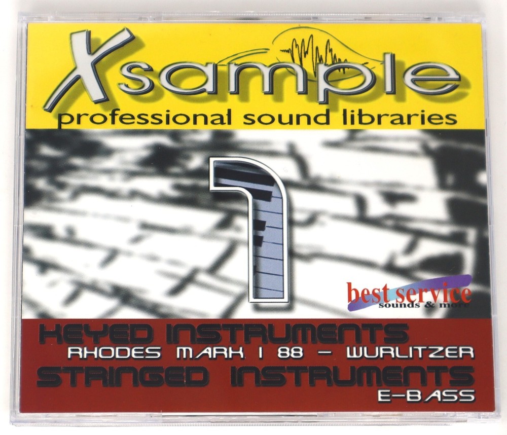 Best Service Xsample Volume 1 E-Mu Format Sample/Sound Library/Sampling CD