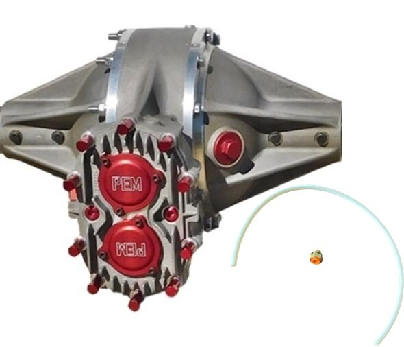 PEM Quick Change Rear End Bare 4.86 ratio NO Tubes