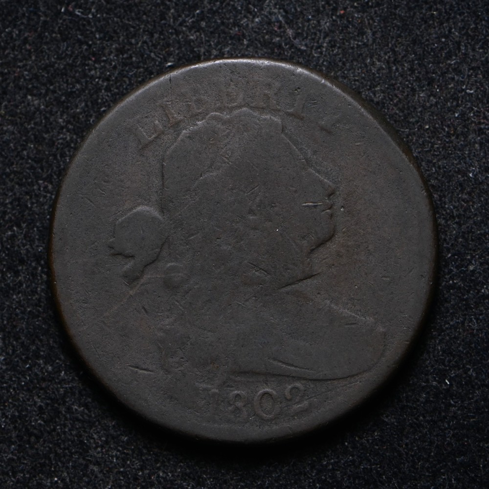 1802 Draped Bust Large Cent (cn16368)
