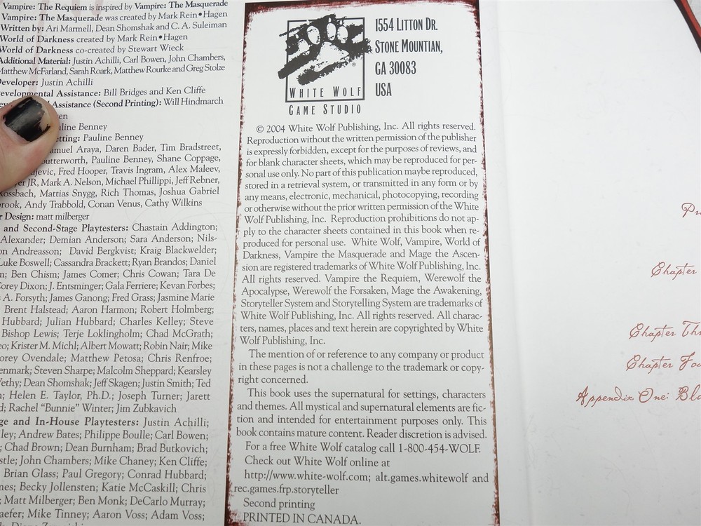 Vampire - The Requiem: Core Rulebook (White Wolf)
