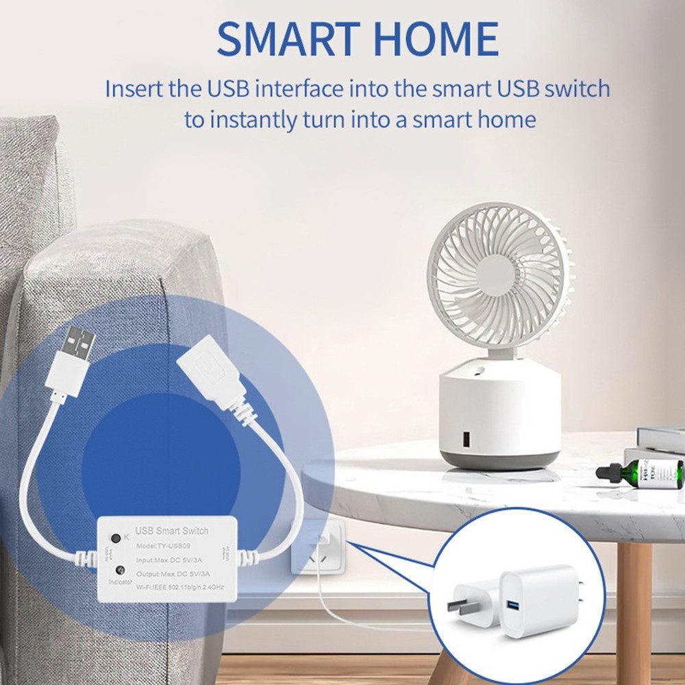 Unlimited Control USB Smart Switch for Multiple Devices No Interference