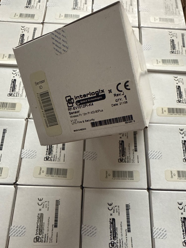 1 pc INTERLOGIX RF-EV1012PI-K4 SENSOR Wireless Pir 12m PI 433-80Plus