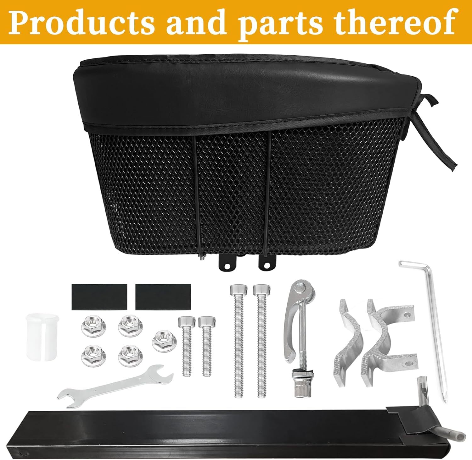 Dog Bike Basket Adjustable Safety Strap Pet Bike Basket Up to 15lbs Small Dogs