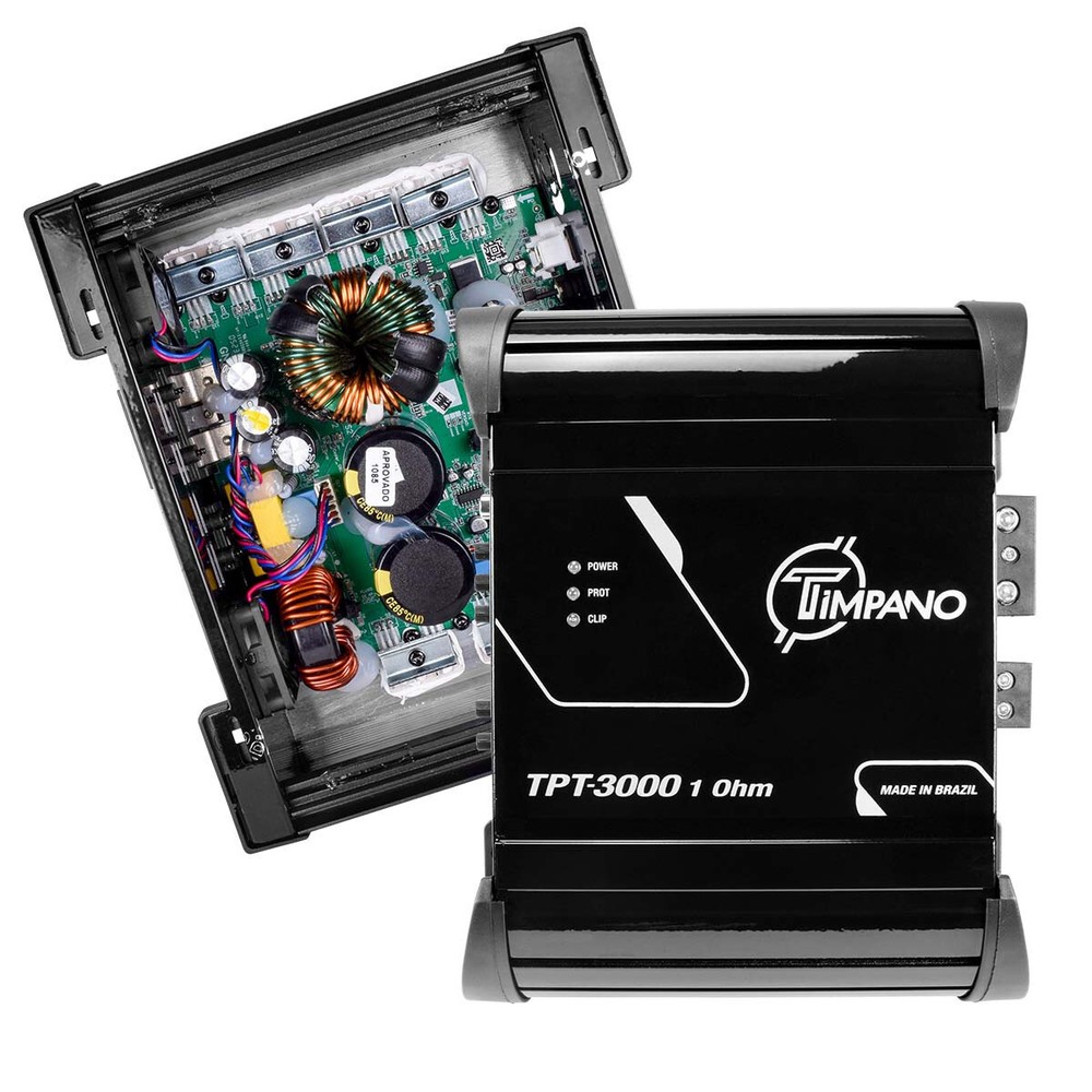 Timpano TPT3000 Amplifier 1 Ohm Compact Class D Full Range Digital Amp 3K Watt