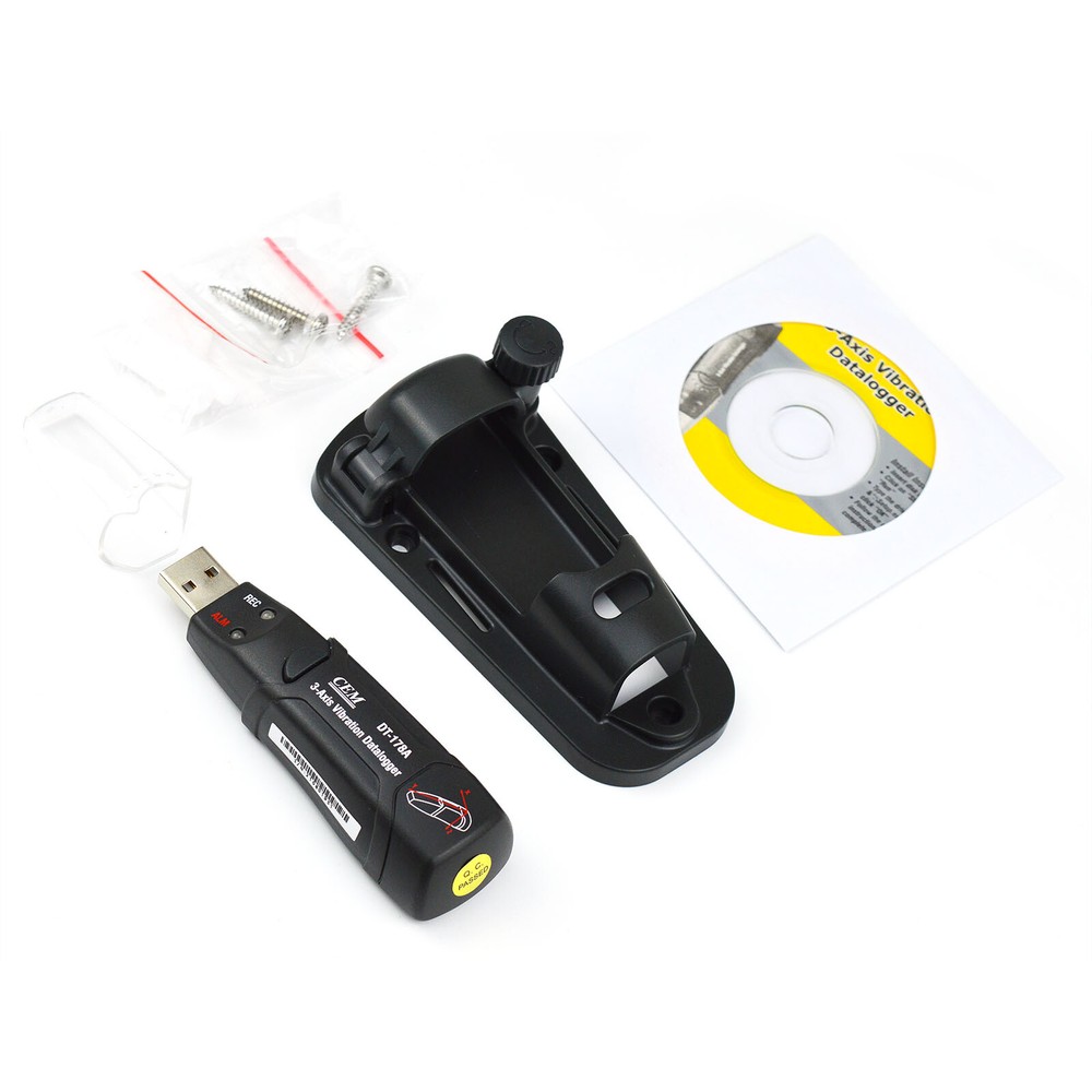 CEM DT-178A 3-Axis Shock Vibration Acceleration Data Logger 8M Memory FFT ✦KD