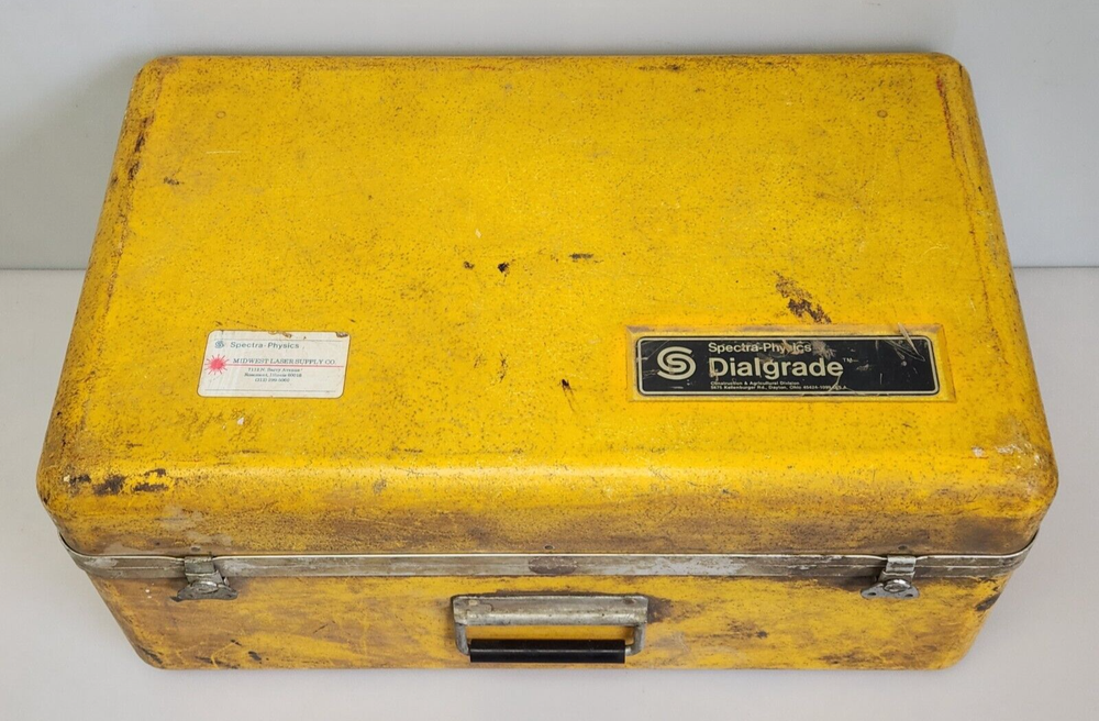 Spectra-Physics Laserplane Dialgrade Model 1150 Pipe Laser, Case, AS-IS Untested
