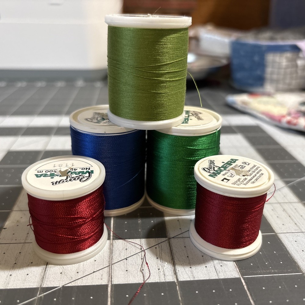 Madera Machine Embroidery Thread 5 Spools