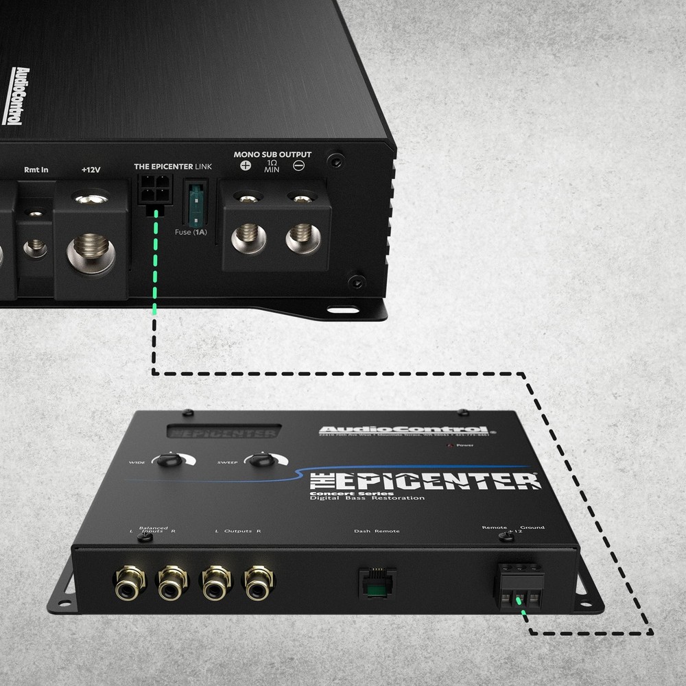 Bass Restoration Processor Audio Enhancer with Remote