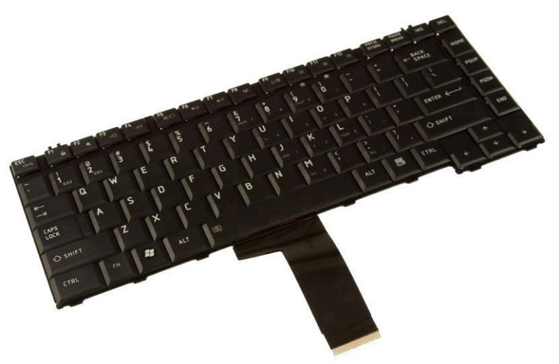 A000030870 - Keyboard, US, Black