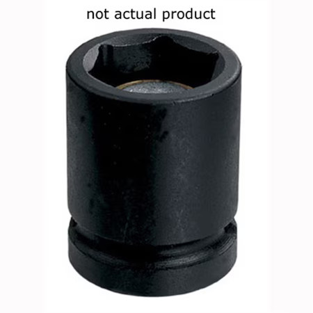 GREY PNEUMATIC 1015MG 3/8" Drive, 15mm Size, SAE Socket, 6 Points