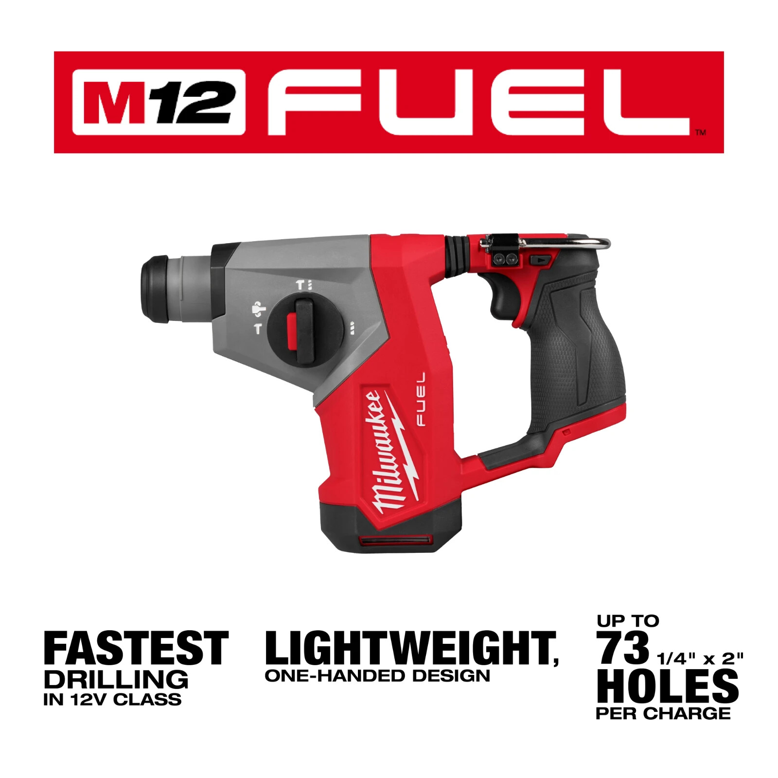 Milwaukee 2508-20 M12 FUEL 5/8" SDS Plus Rotary Hammer