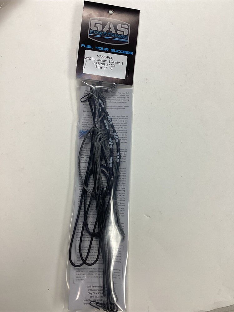 GAS Bowstrings Levitate/Unite  S2 Cams