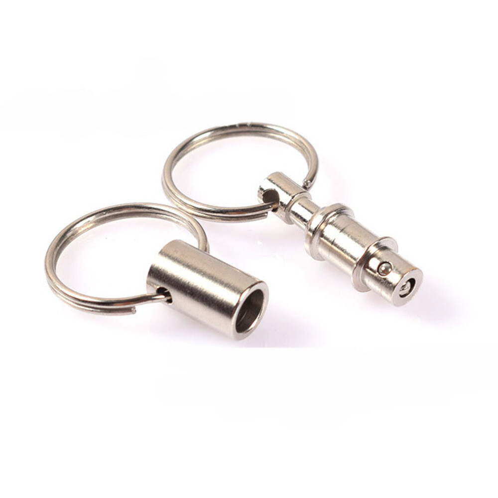 5Pc Removable Keyring Keychains Lock Holder Quick Release Key Holder Keychain