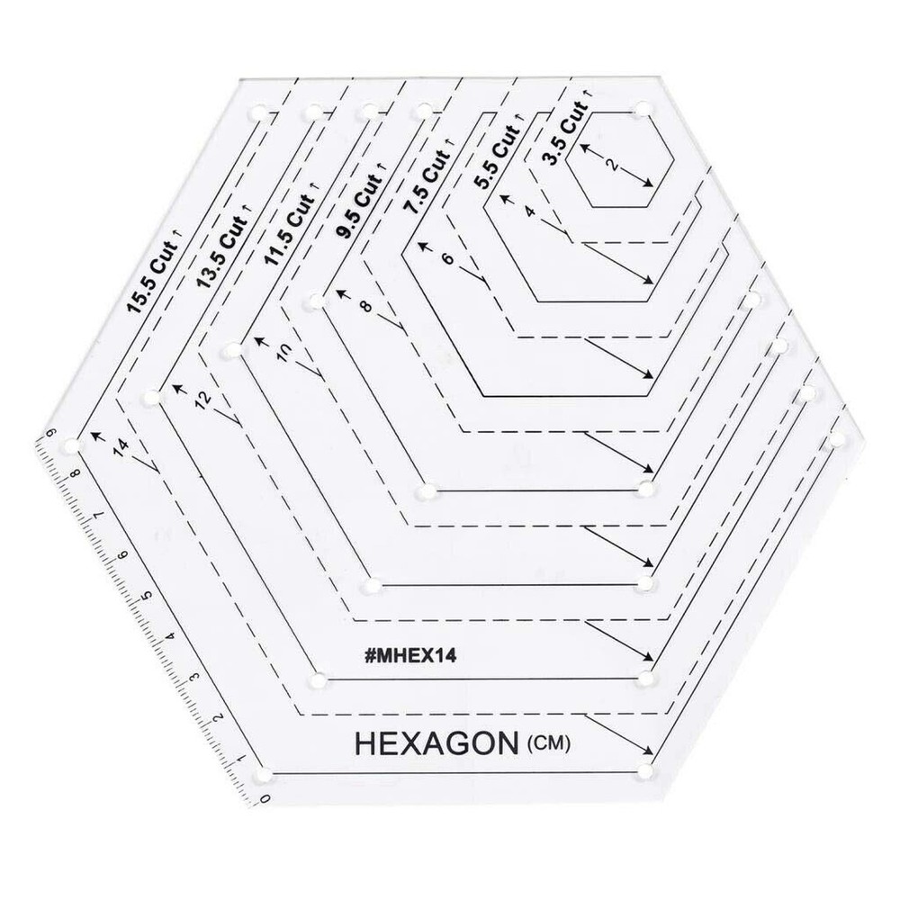 ERIOKK 5Pcs Creative Grids Quilting Templates Set,Drafting Triangles 45 60 De...