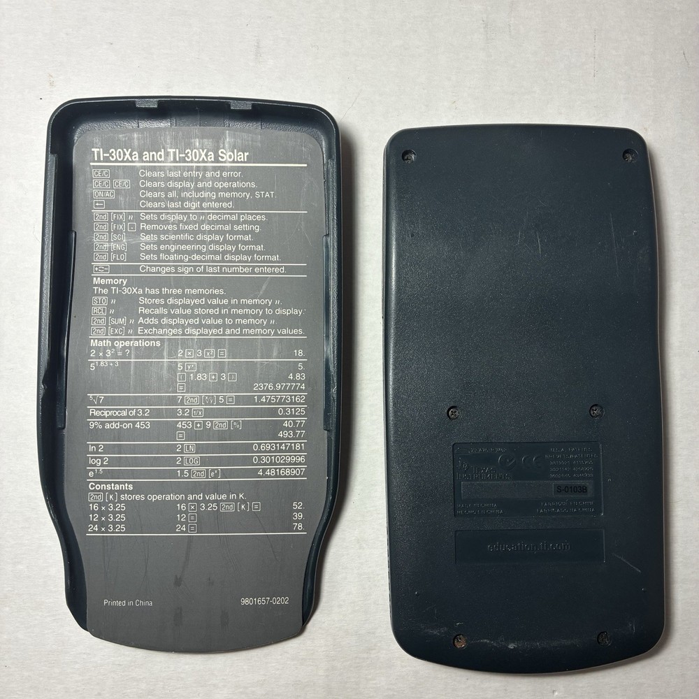 Texas Instruments TI-30Xa Scientific Calculator