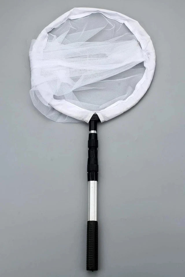 RESTCLOUD Large Insect and Butterfly Net Bug Catching Net Bird Net with 14" Ring