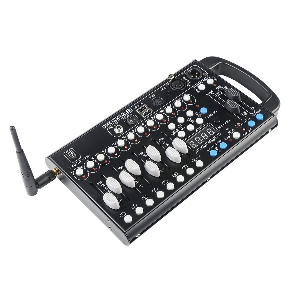 Wireless Dmx Controller 192 Channel Dmx Light Controller for Dj Lights, Dmx C...