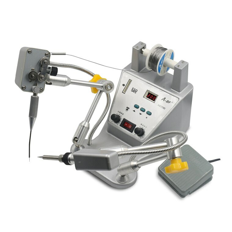 Foot Automatic Tin Machine 120W Adjustable Tin Speed Soldering Machine HS376D