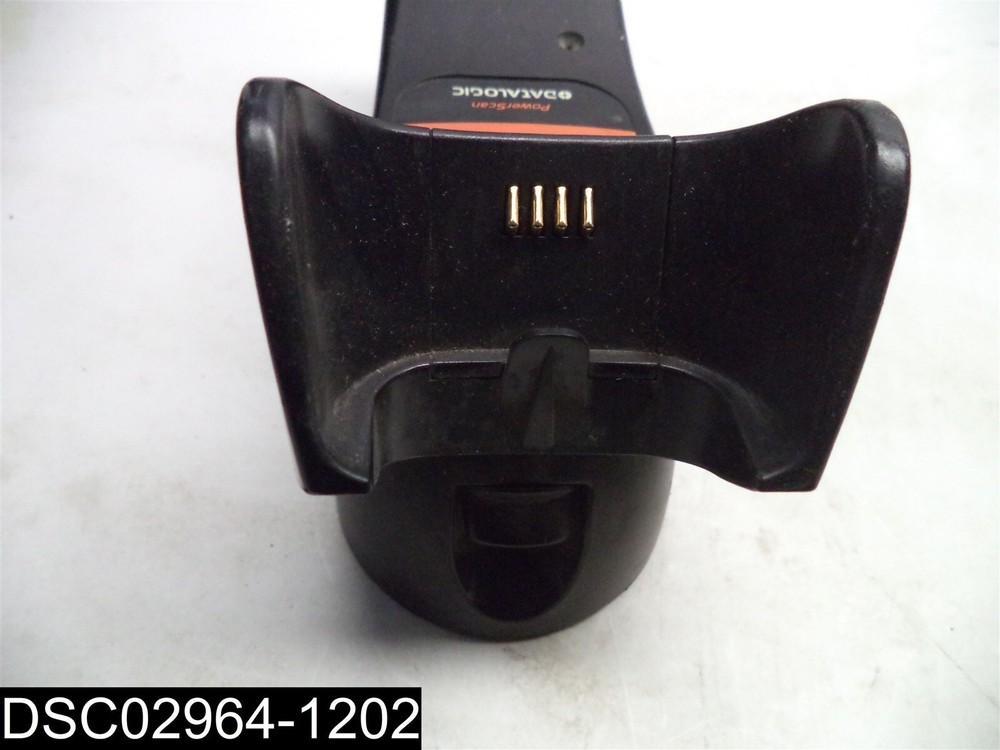 Used: BC9030 Datalogic ADC Power Scan Base Orange Charging Cradle