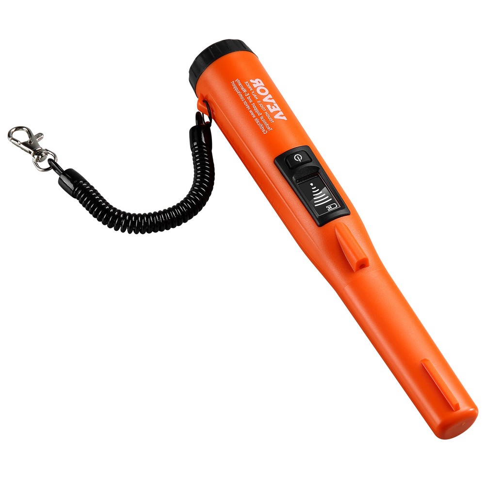 VEVOR Metal Detector Pinpointer IP68 Waterproof Handheld Detector Wand with LCD