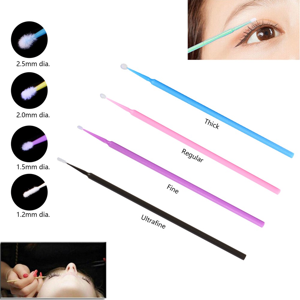 Micro Brush Applicator Tips (Regular, Fine, Super Fine) Dental 4 Size DH