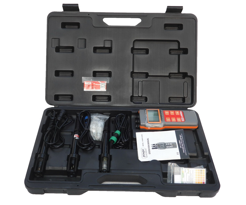 NOS PONPE 510PD PORTABLE DIGITAL MULTI-PARAMETER WATER QUALITY TESTER METER KIT