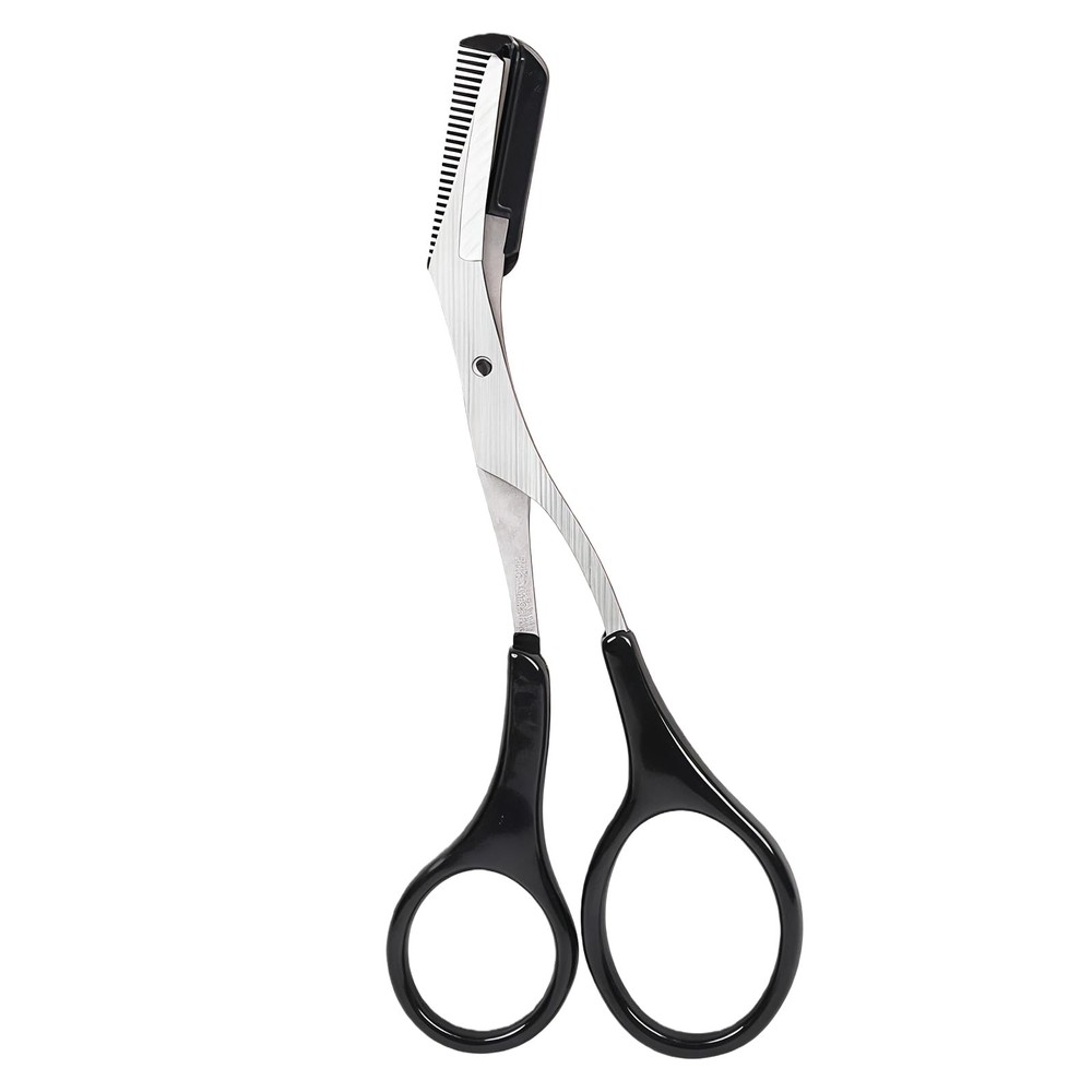 ericotry Professional Precision Eyebrow Trimmer Scissors with Black