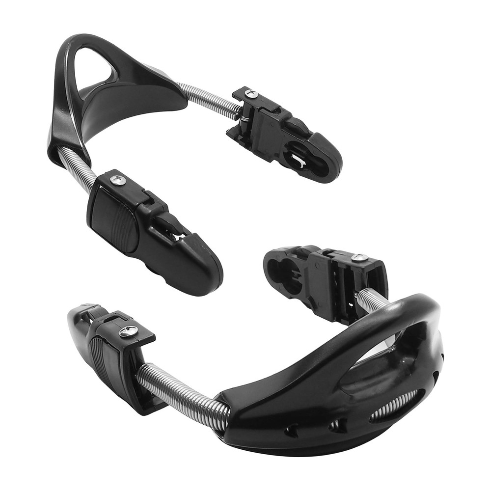 SAEKODIVE Fin Spring Straps with Quick Release Buckles for X-Large, Black