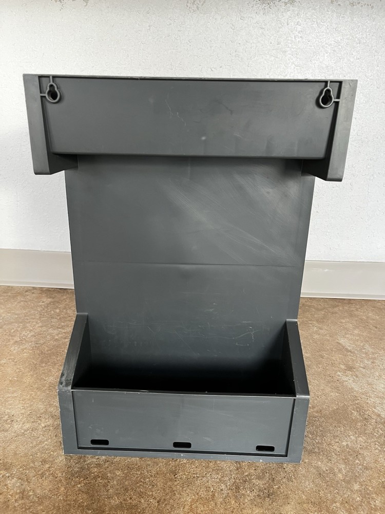 Plano Gray Multi-Compartment Plastic Organizer Bin Storage Cabinet