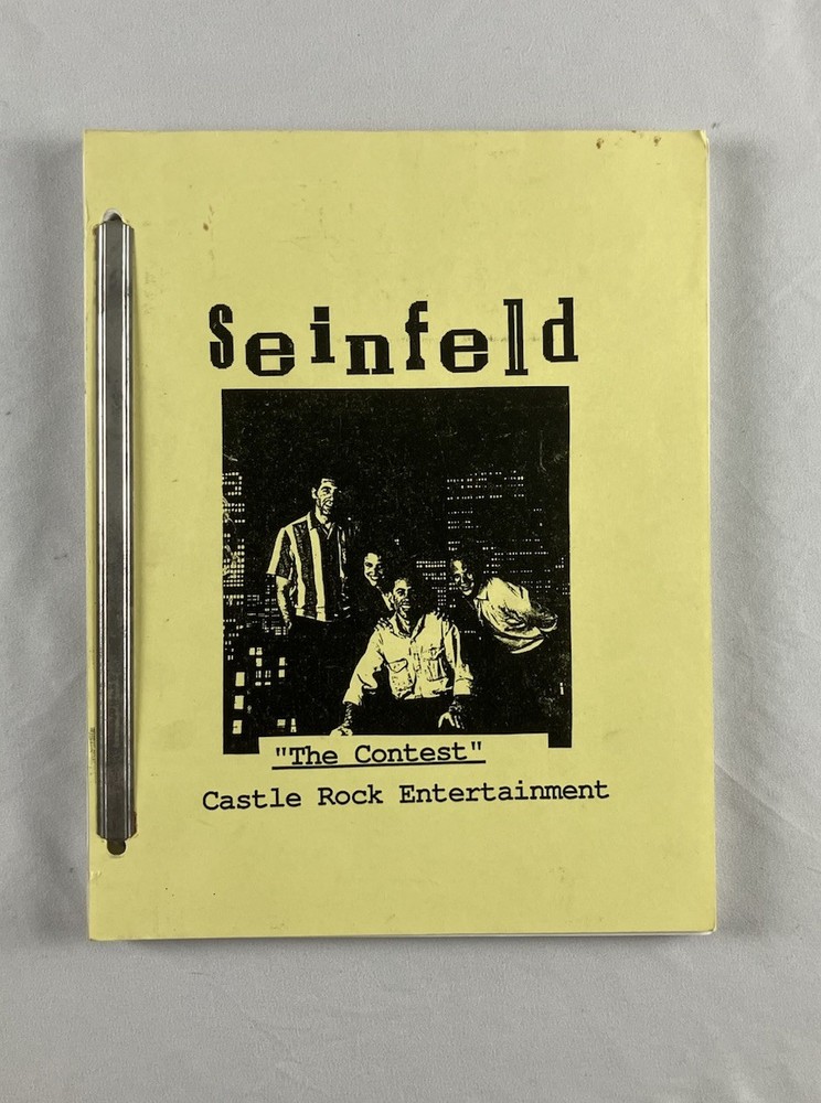 Original SEINFELD "The Contest" TV Script Revised Table Draft 1992 Larry David