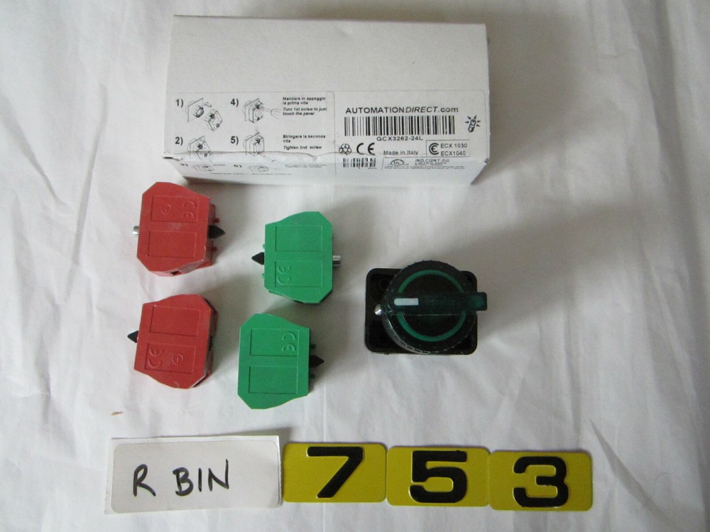 AUTOMATION DIRECT GCX3262-24L SELECTOR SWITCH
