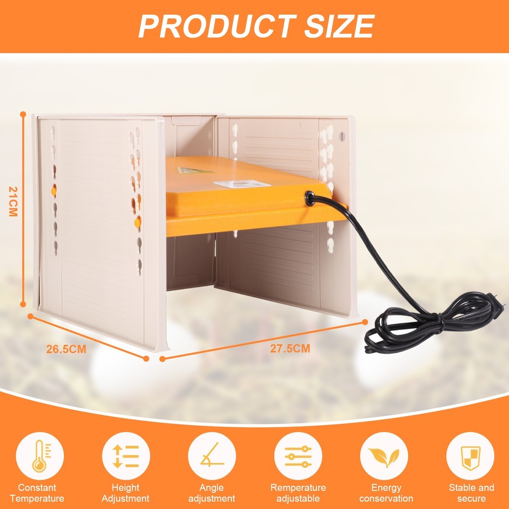 Chick Heating Plate Brooder Heat Plate with Adjustable Height Temperature Angle