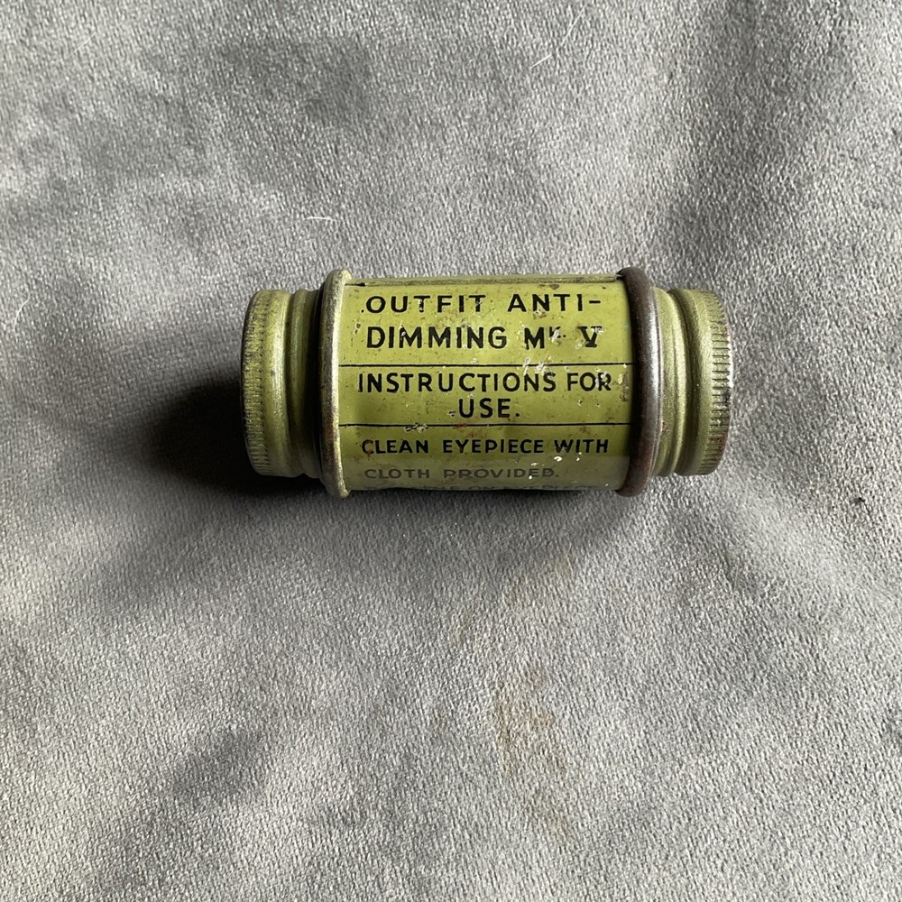 1940 WW2 Unused Outfit Anti-DimmingCompound MK V