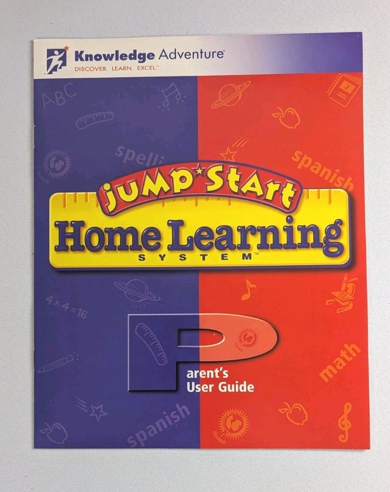 Knowledge Adventure Jump Start Home Learning System K-5 Set 1998 Workbooks More