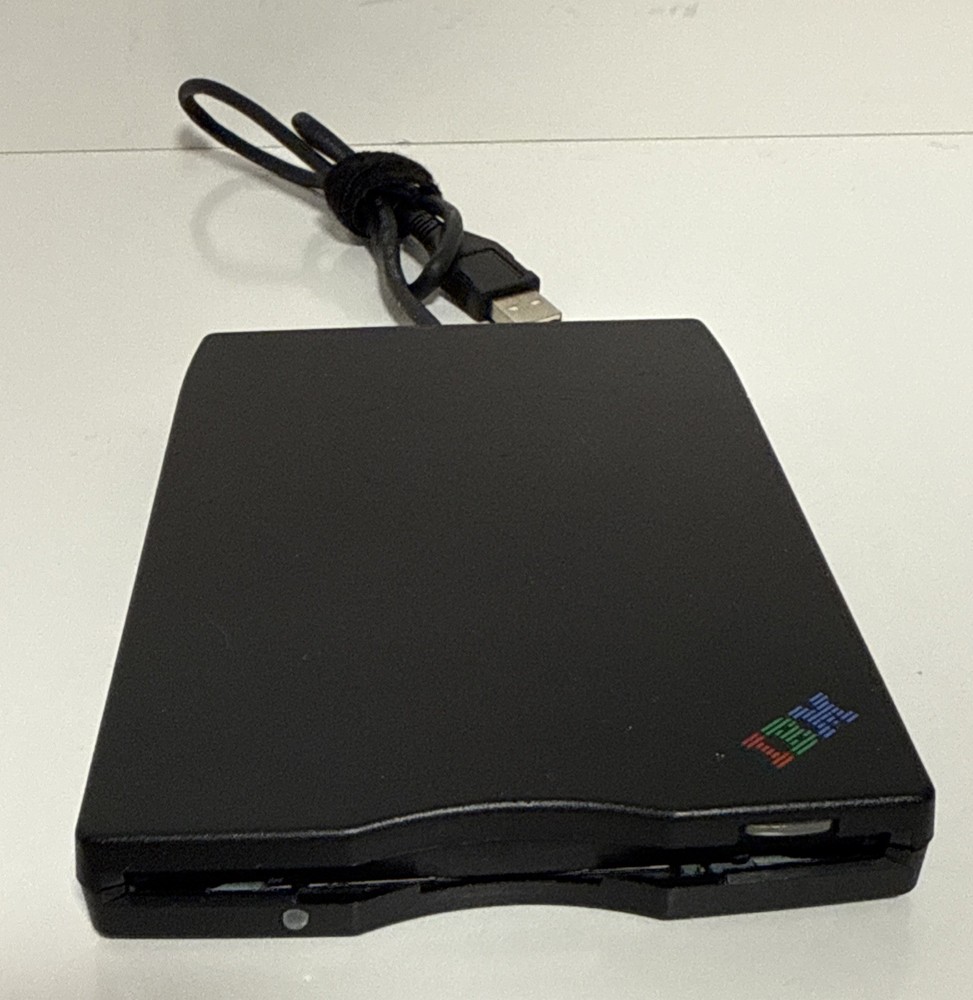 IBM Portable USB External Floppy Diskette Drive MPF82E UNTESTED - READ