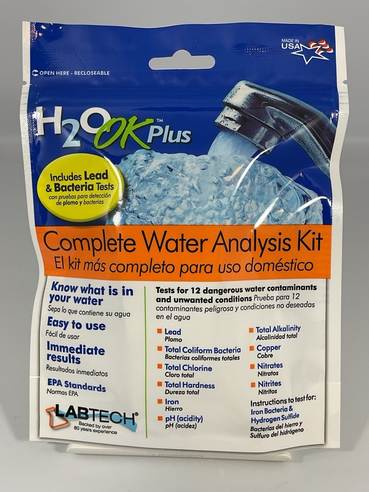 LabTech H2O OK Plus Complete Water Analysis Testing Kit 0150 LT5015 New
