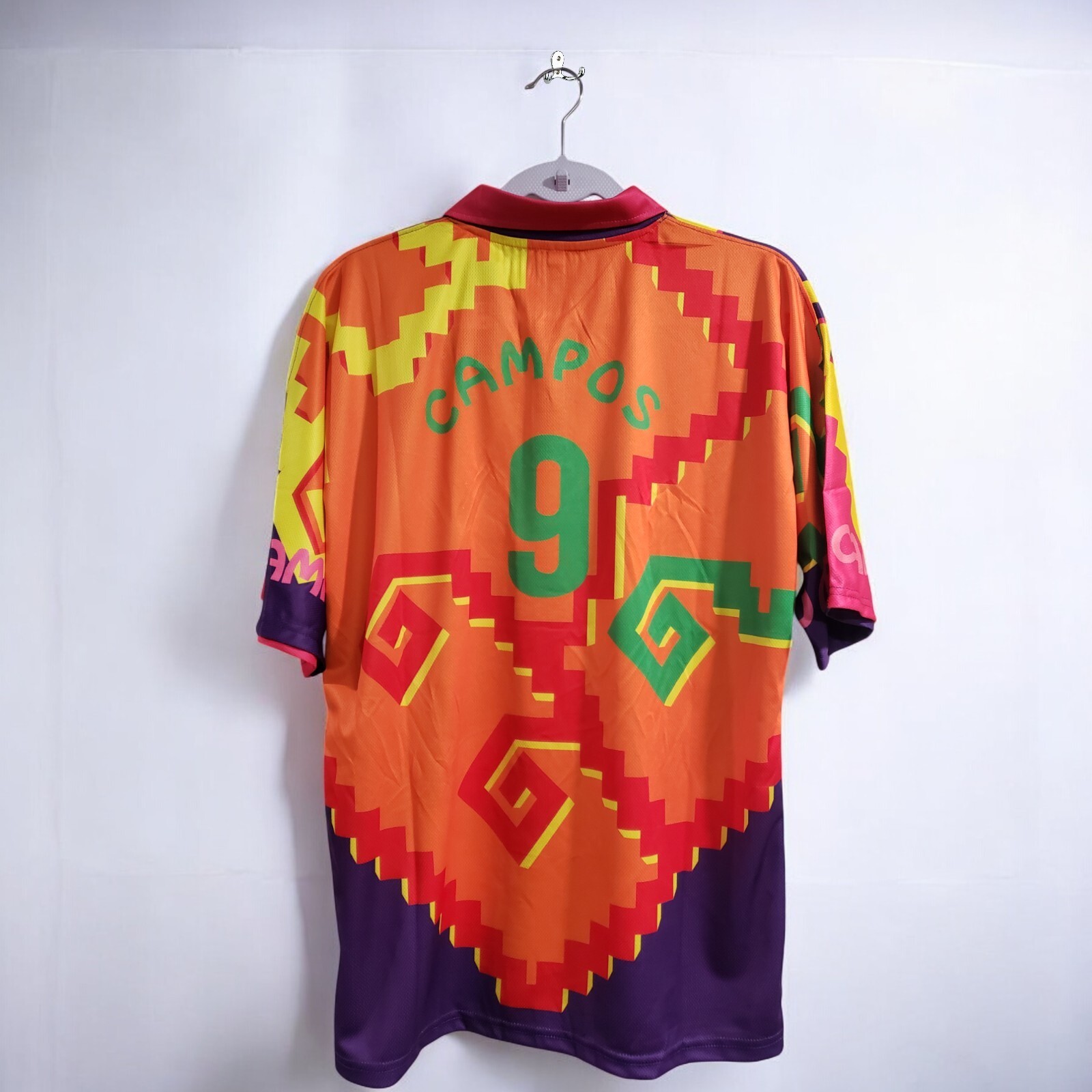 Jorge Campos # 9 Multicolor ORANGE/PINK/PURPLE NIKE RETRO - XXL