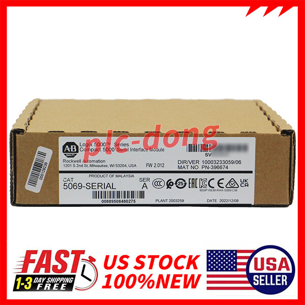 New Sealed Allen-Bradley 5069-SERIAL Compact Logix 5000 Interface Module