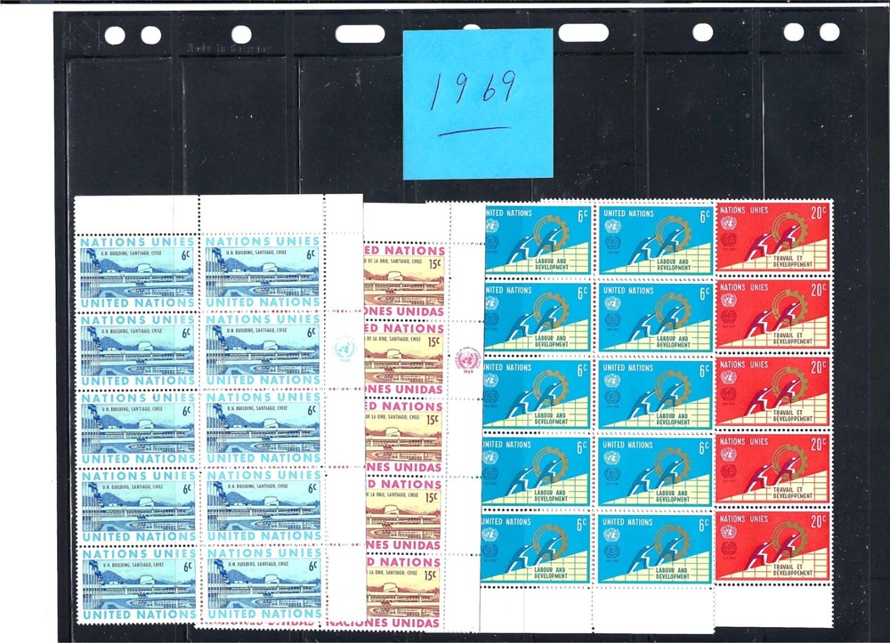 1969 Assorted MIB's/10 - Scott# (194/195 & 199/200) - Mint Never Hinged (1765)