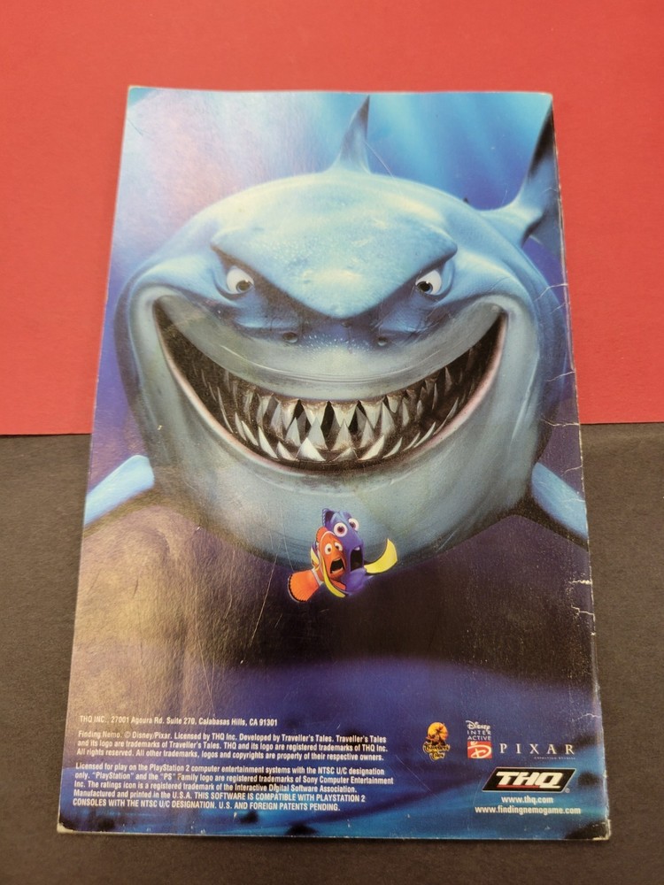 Playstation 2 - Disney Finding Nemo - Instruction Manual